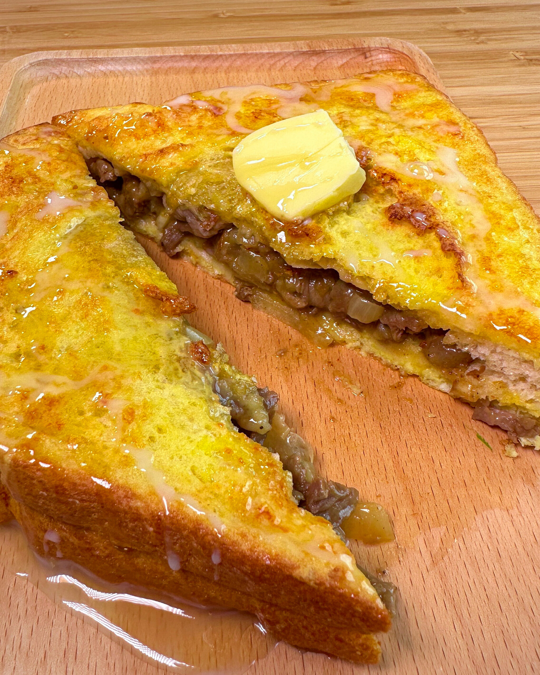 Hong Kong Satay Beef French Toast (沙嗲牛肉西多士)