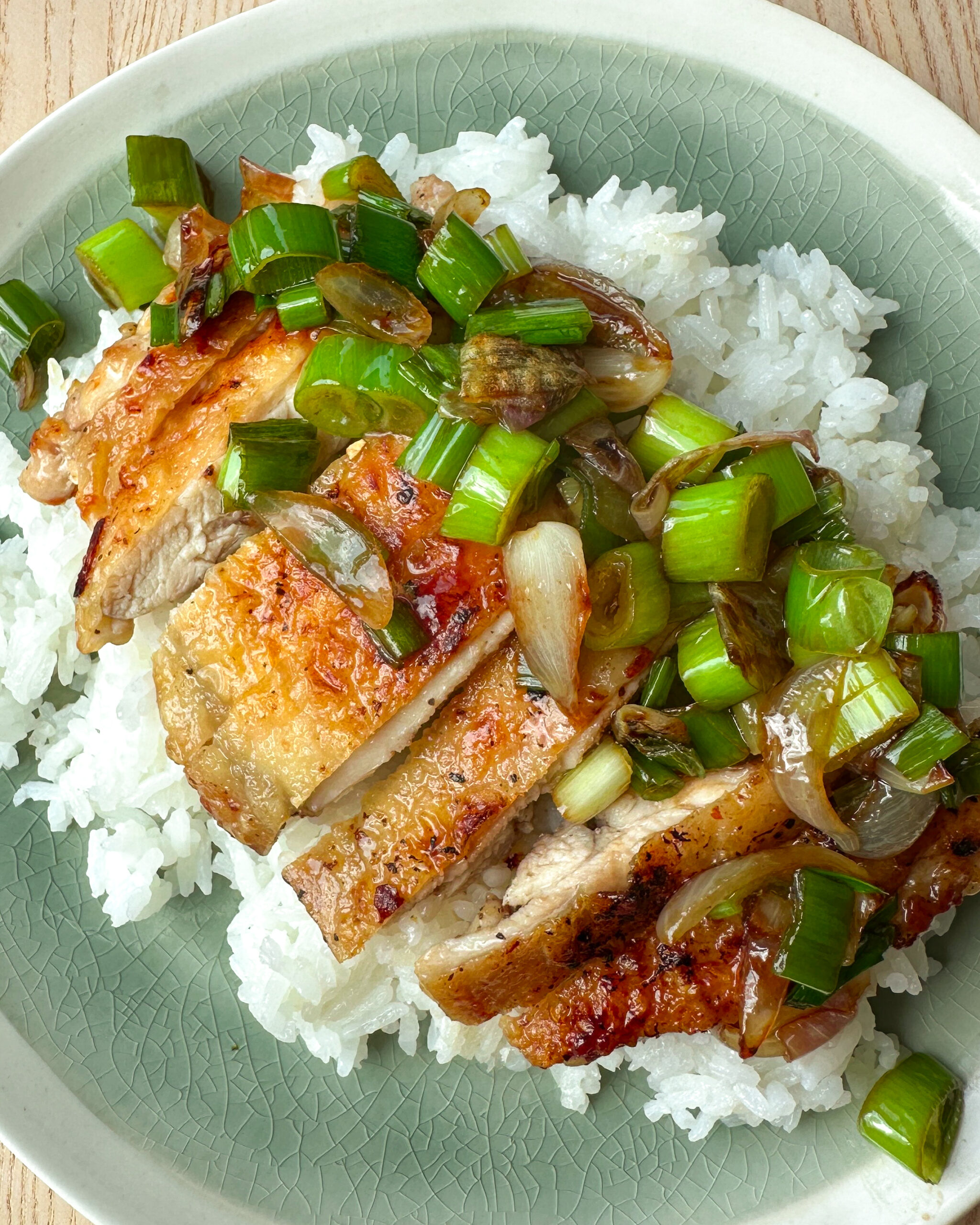Hong Kong Scallion Oil Crispy Chicken