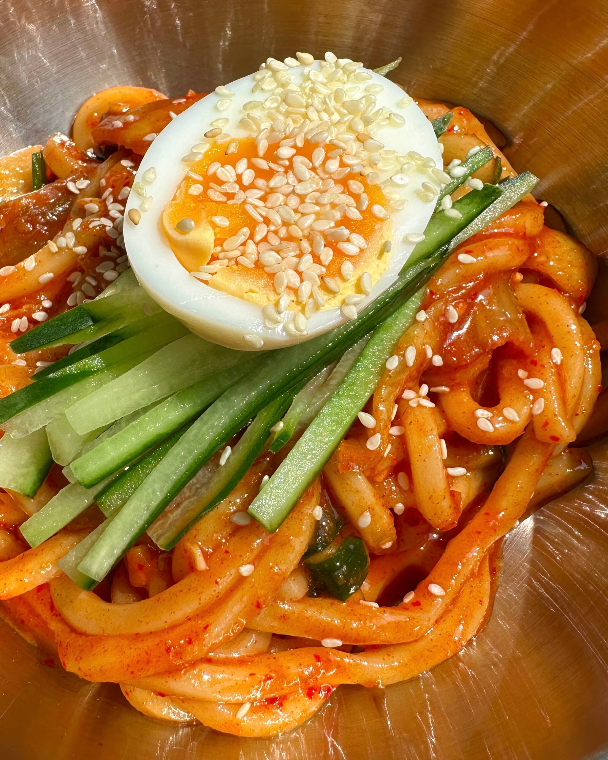 Cold Kimchi Udon