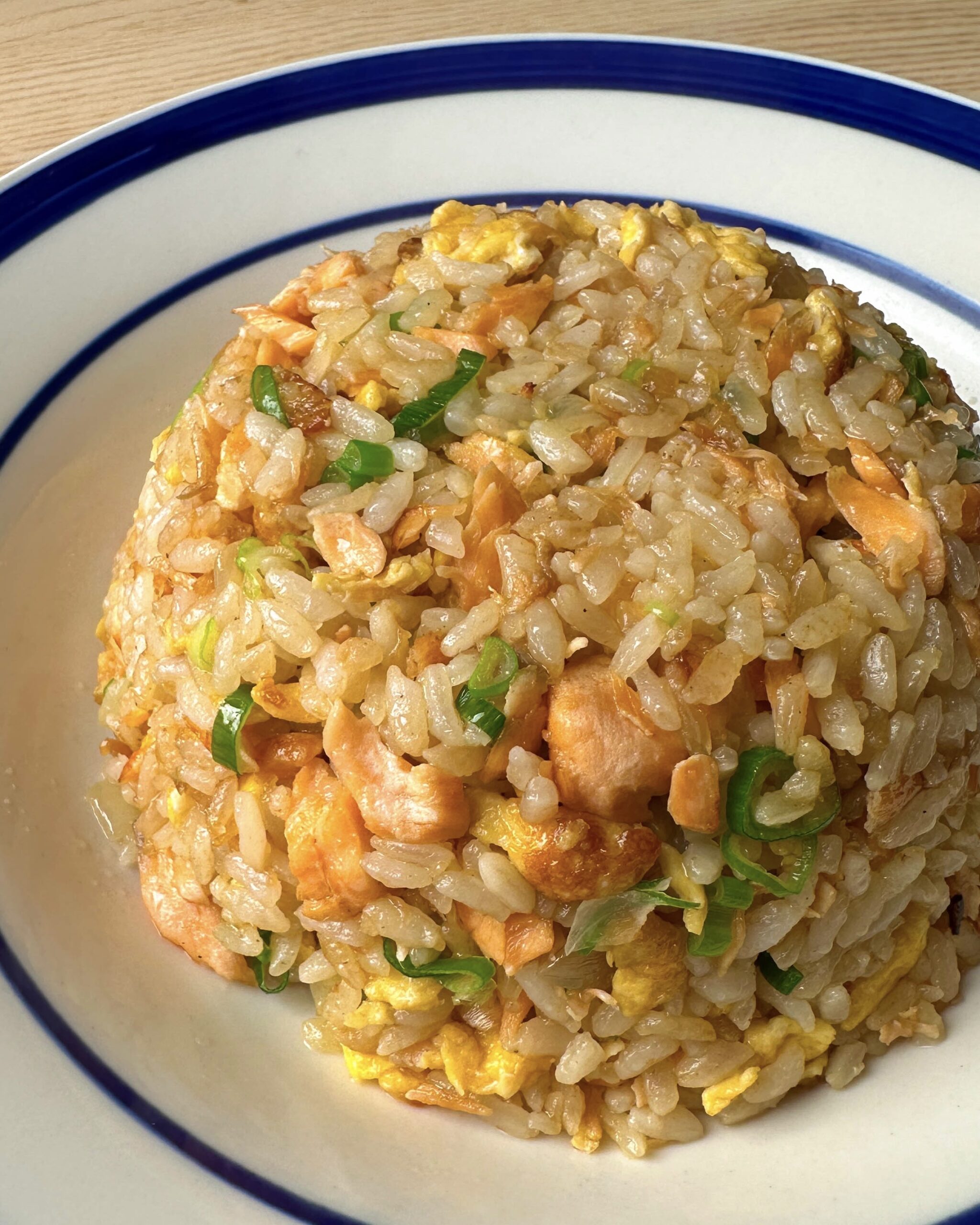 Salmon Egg Fried Rice
